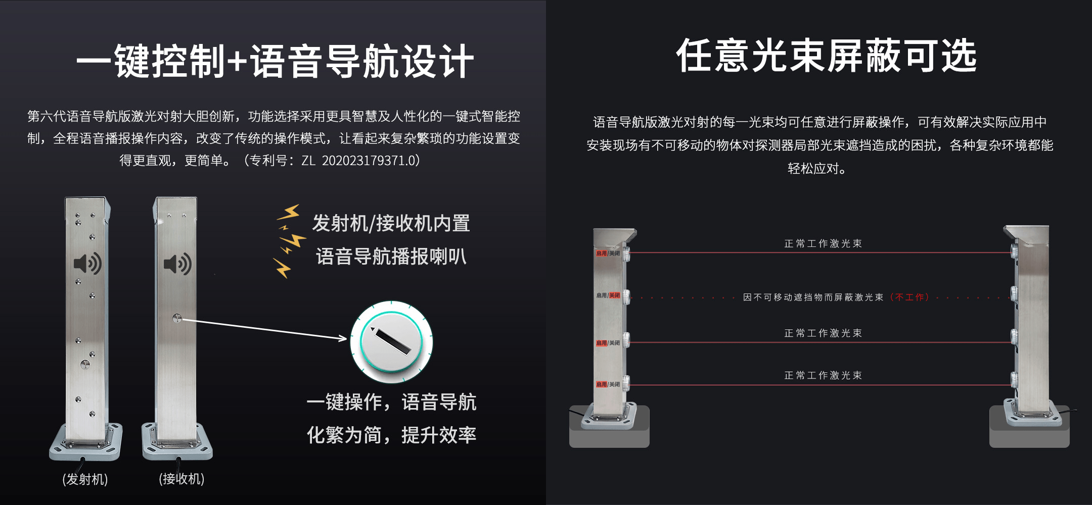 语音控制灯光好吗苹果版:【安防】可以语音提示操作的激光对射，你了解多少？